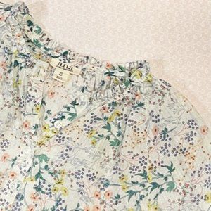 Sheer Floral Top by a.n.a.